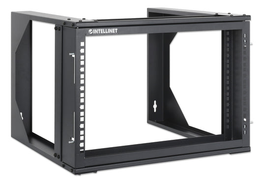 19" Wall Mount 2-Post Open Frame Network Rack, 6U Image 2