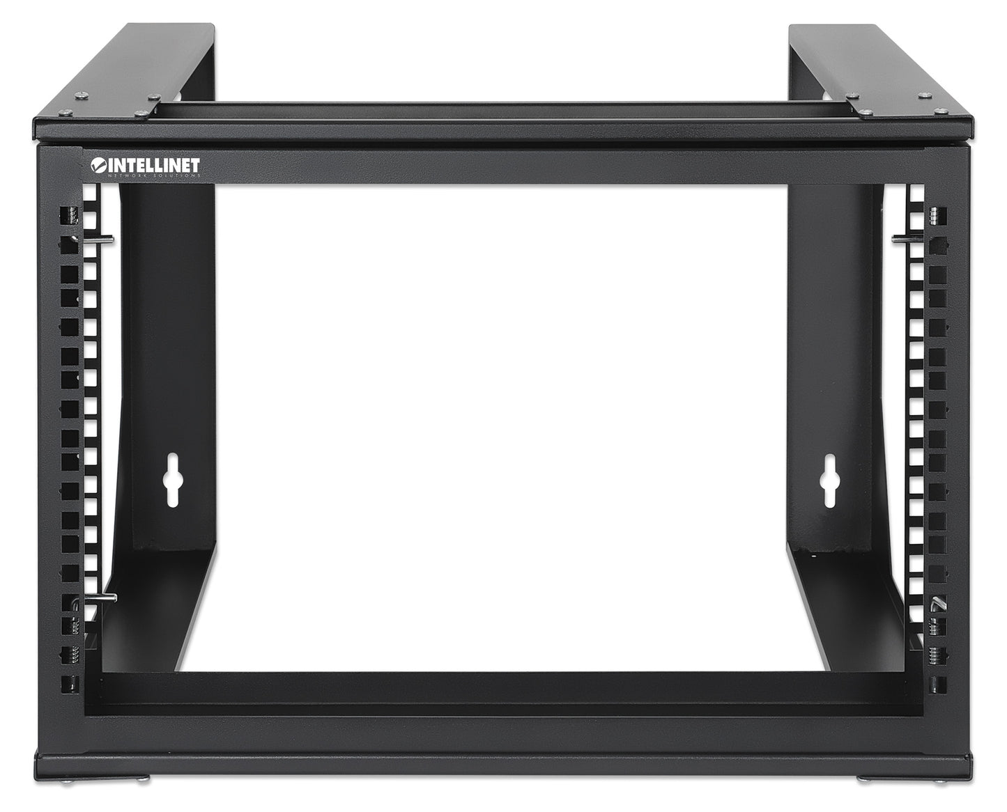 19" Wall Mount 2-Post Open Frame Network Rack, 6U Image 3