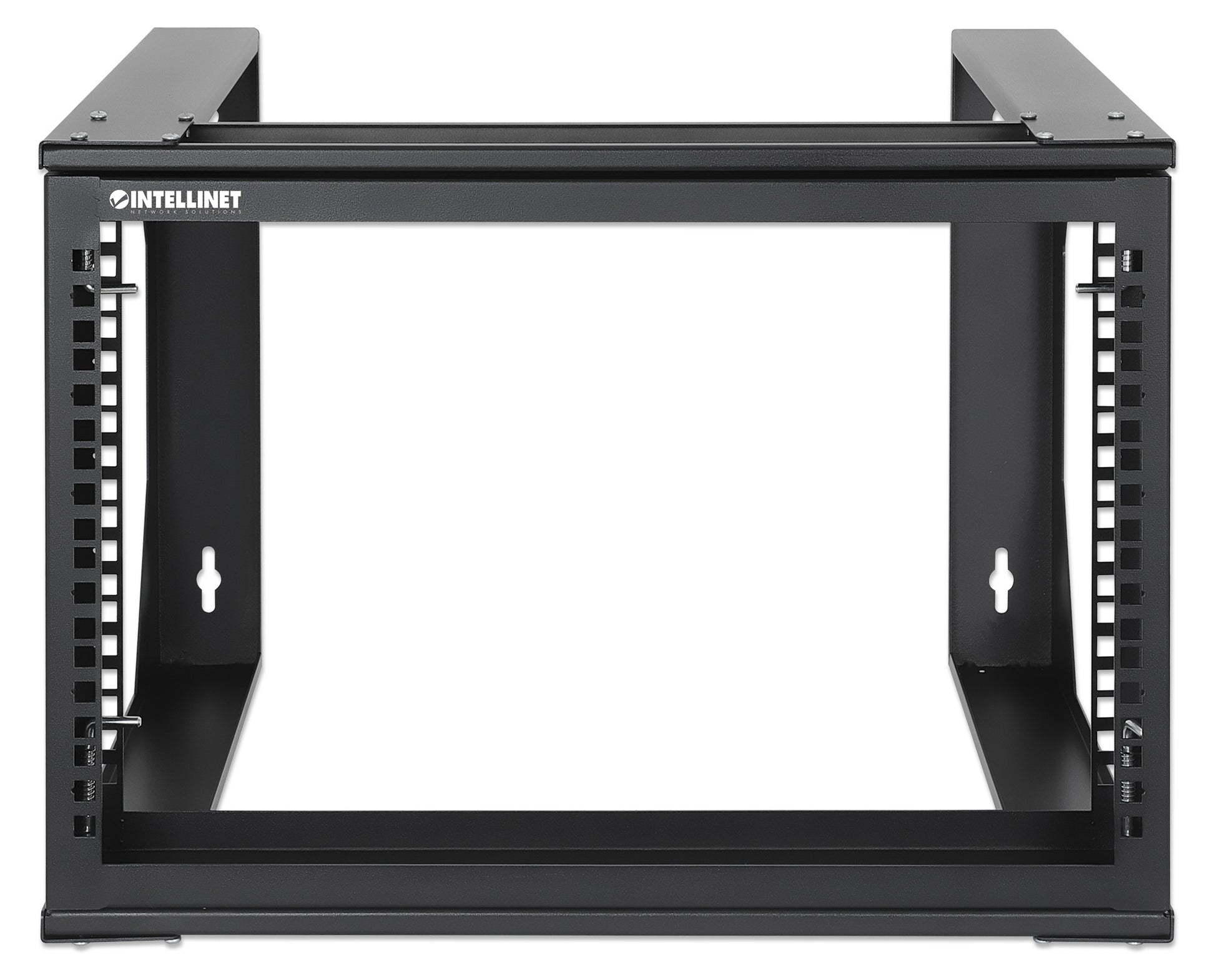 19" Wall Mount 2-Post Open Frame Network Rack, 6U Image 3