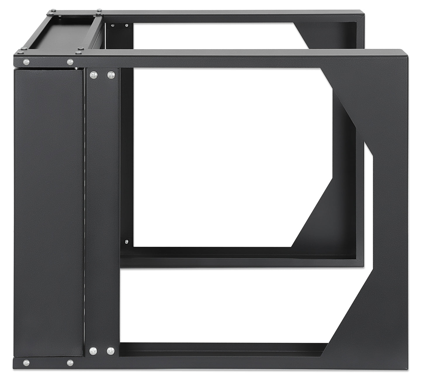 19" Wall Mount 2-Post Open Frame Network Rack, 6U Image 4