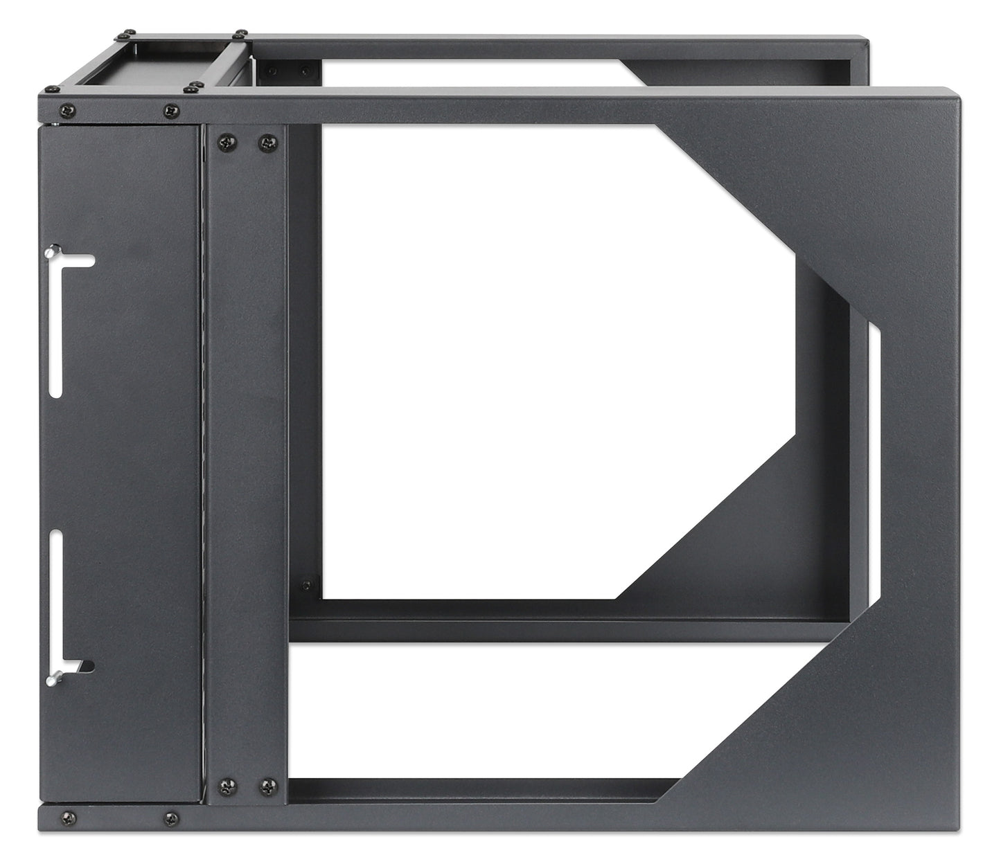 19" Wall Mount 2-Post Open Frame Network Rack, 6U Image 4