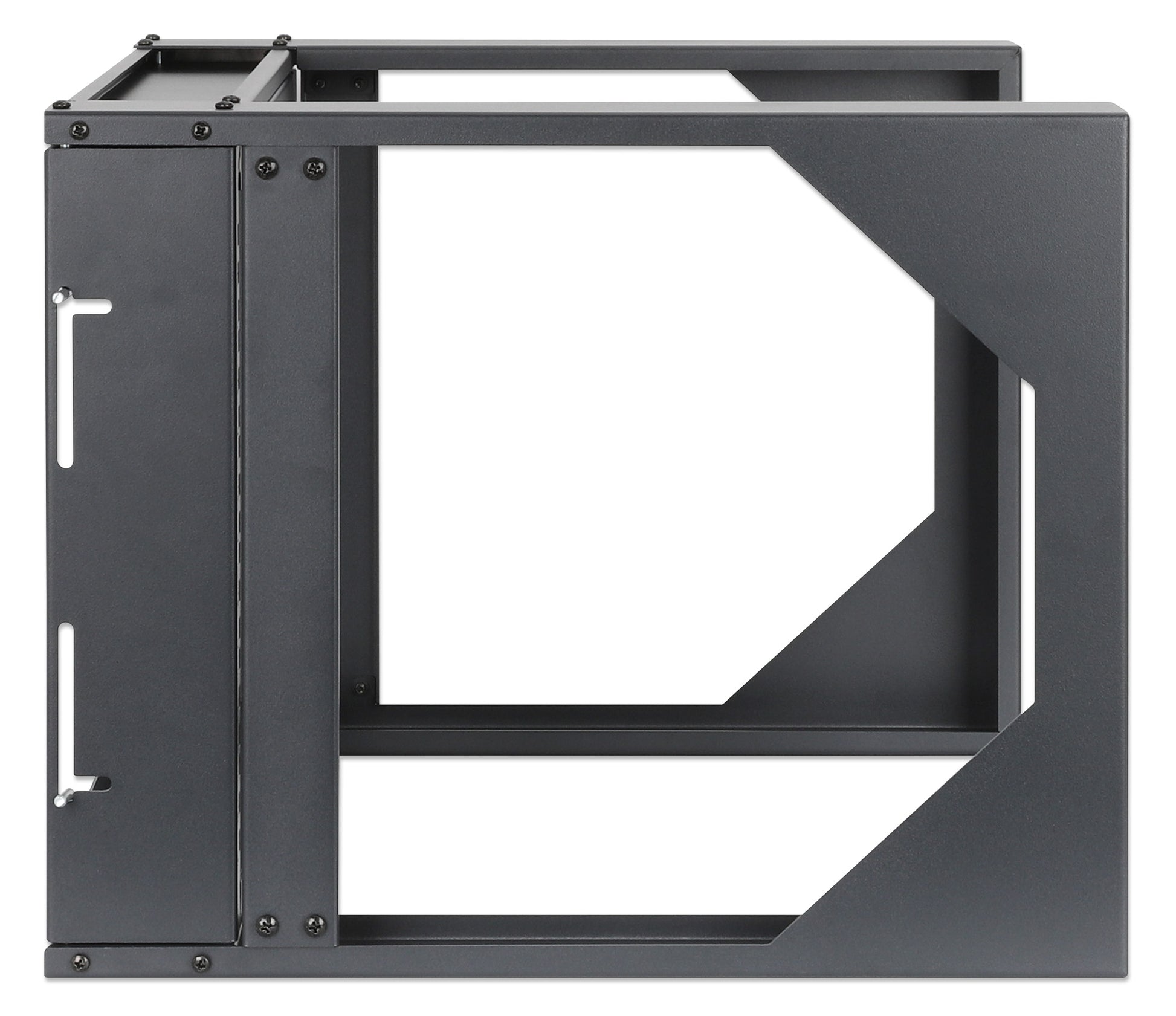 19" Wall Mount 2-Post Open Frame Network Rack, 6U Image 4