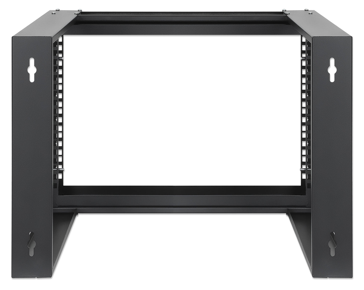 19" Wall Mount 2-Post Open Frame Network Rack, 6U Image 5