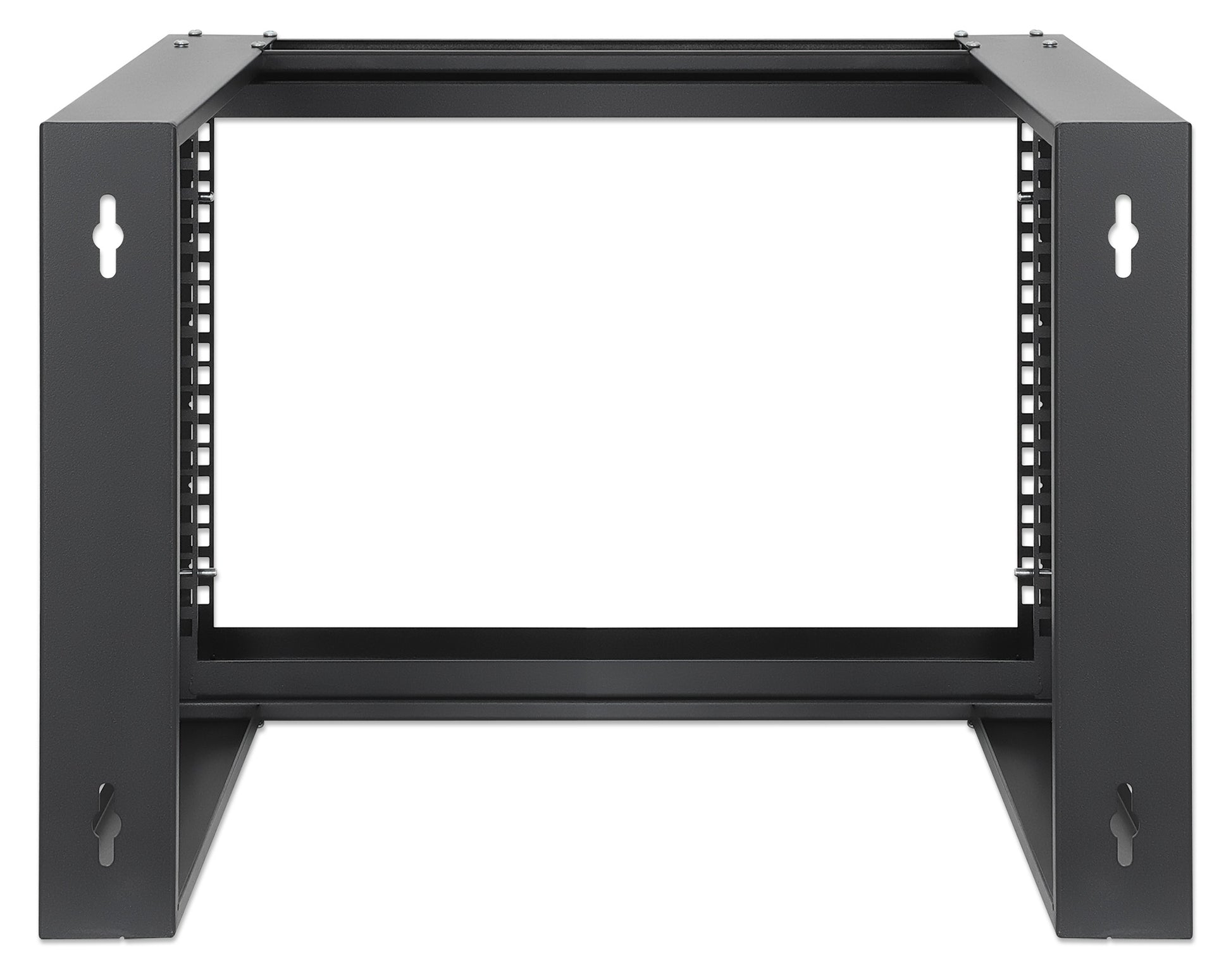 19" Wall Mount 2-Post Open Frame Network Rack, 6U Image 5