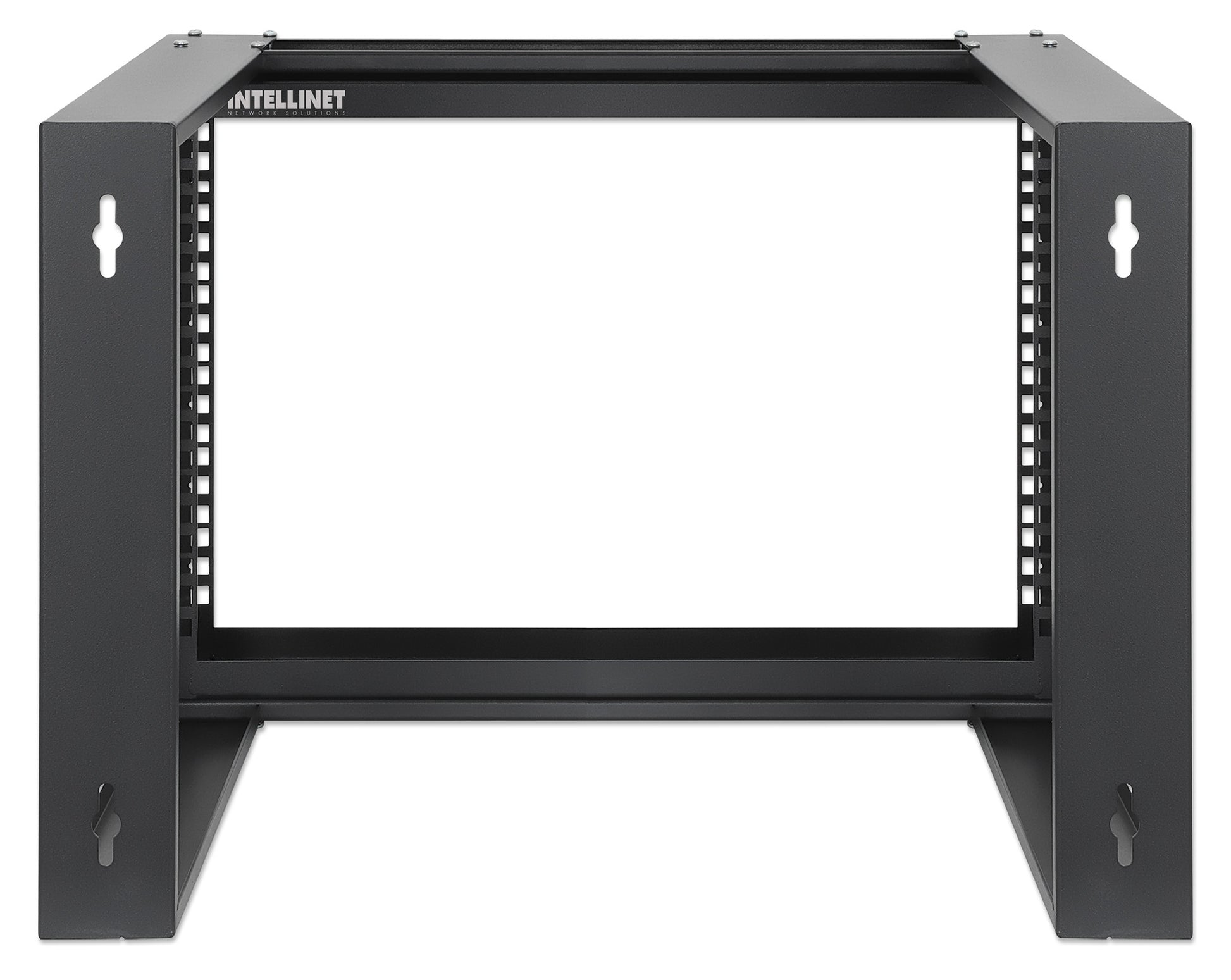 19" Wall Mount 2-Post Open Frame Network Rack, 6U Image 5