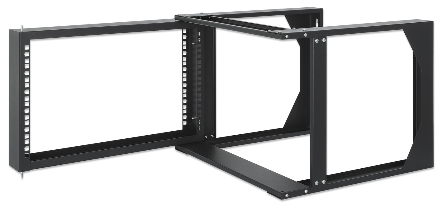 19" Wall Mount 2-Post Open Frame Network Rack, 6U Image 6