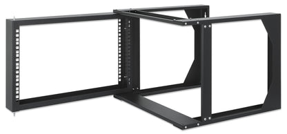 19" Wall Mount 2-Post Open Frame Network Rack, 6U Image 6