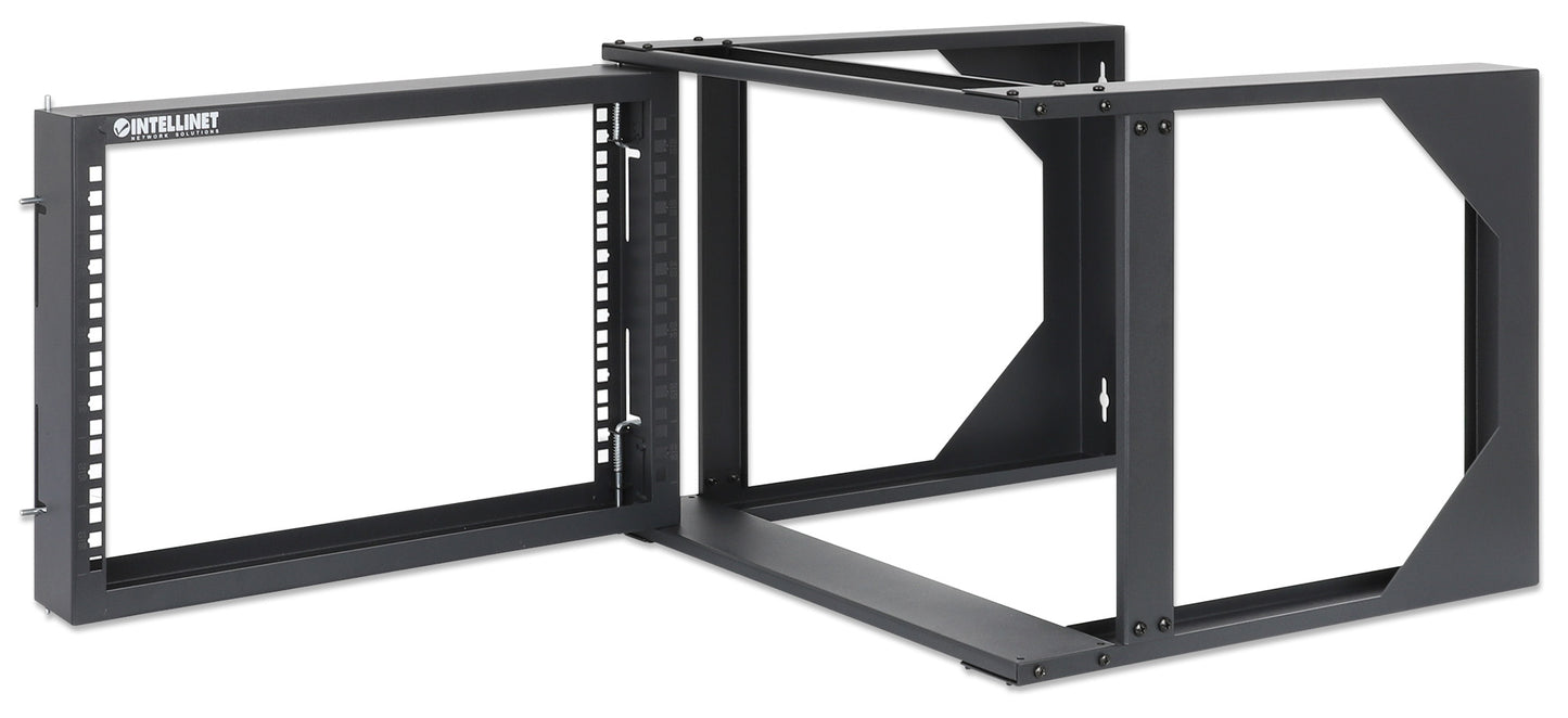 19" Wall Mount 2-Post Open Frame Network Rack, 6U Image 6