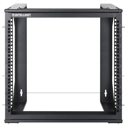 19" Wall Mount 2-Post Open Frame Network Rack, 9U Image 3