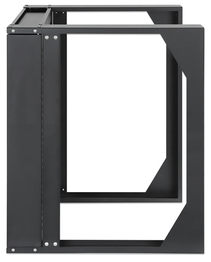 19" Wall Mount 2-Post Open Frame Network Rack, 9U Image 4