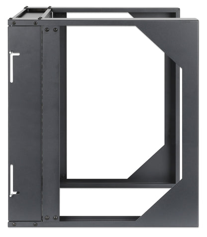 19" Wall Mount 2-Post Open Frame Network Rack, 9U Image 4