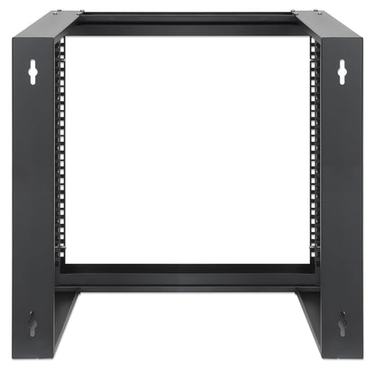 19" Wall Mount 2-Post Open Frame Network Rack, 9U Image 5
