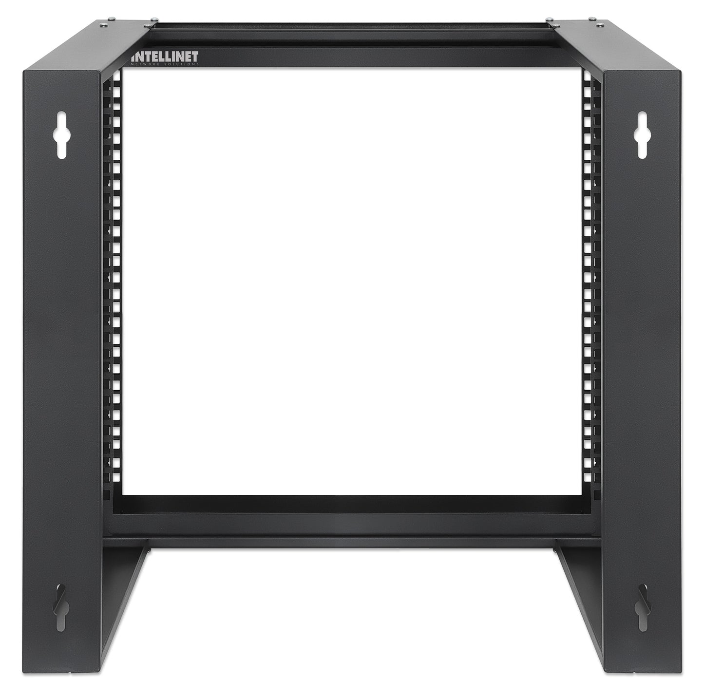19" Wall Mount 2-Post Open Frame Network Rack, 9U Image 5