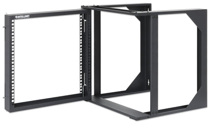 19" Wall Mount 2-Post Open Frame Network Rack, 9U Image 6