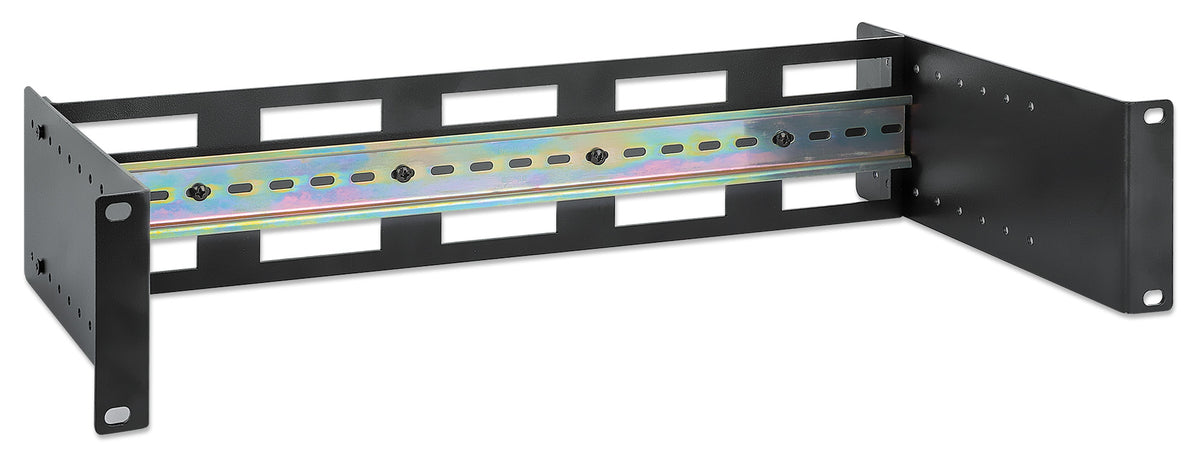 Adjustable 19" Rackmount DIN Rail Kit, 2U Image 3