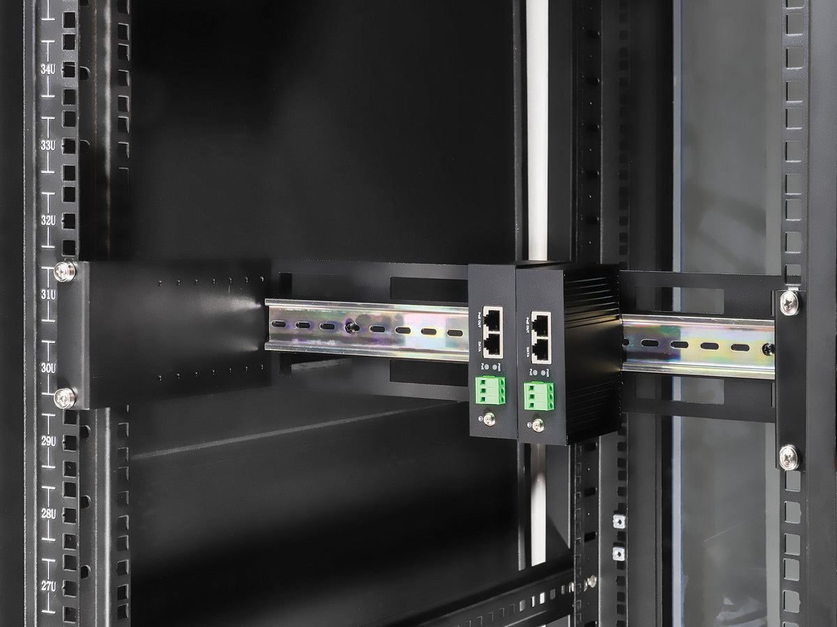 Adjustable 19" Rackmount DIN Rail Kit, 2U Image 7