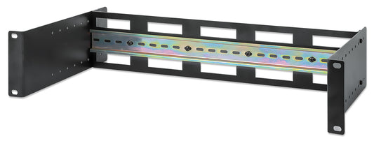 Adjustable 19" Rackmount DIN Rail Kit, 2U Image 1