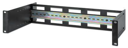 Adjustable 19" Rackmount DIN Rail Kit, 2U Image 1