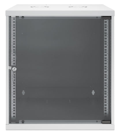 12U 19" Wall Mount Network Cabinet, Basic Line, 400 mm Depth, Gray Image 3