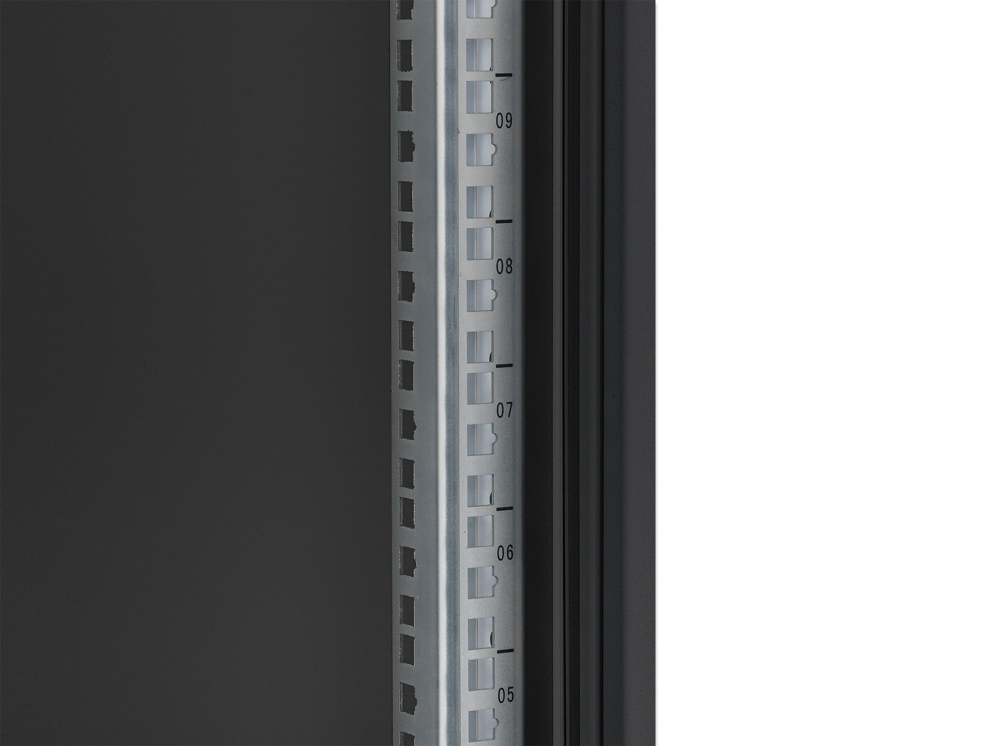 15U 19" Wall Mount Network Cabinet, Basic Line, 400 mm Depth, Black Image 7