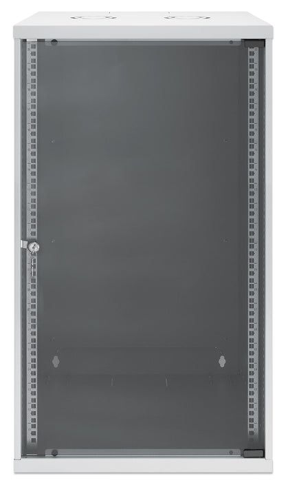 20U 19" Wall Mount Network Cabinet, Basic Line, 400 mm Depth, Gray Image 3
