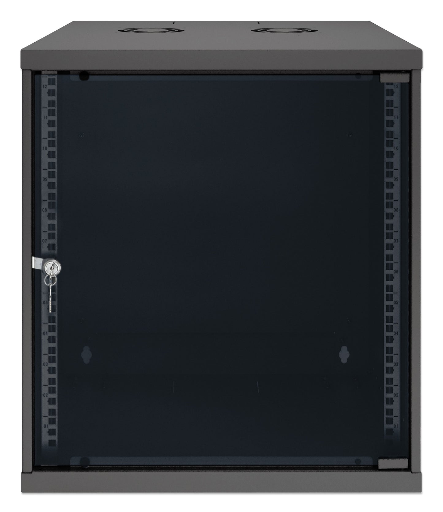 12U 19" Wall Mount Network Cabinet, Basic Line, 560 mm Depth, Black Image 3