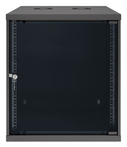 12U 19" Wall Mount Network Cabinet, Basic Line, 560 mm Depth, Black Image 3