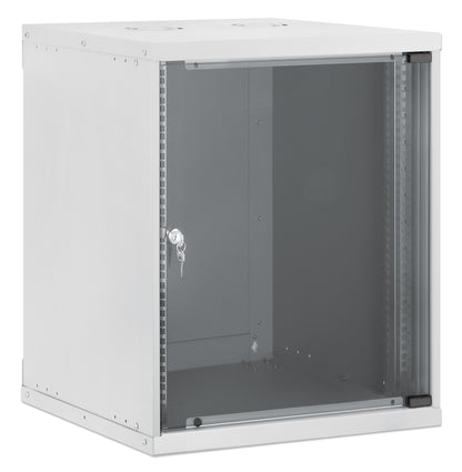 12U 19" Wall Mount Network Cabinet, Basic Line, 560 mm Depth, Gray Image 2