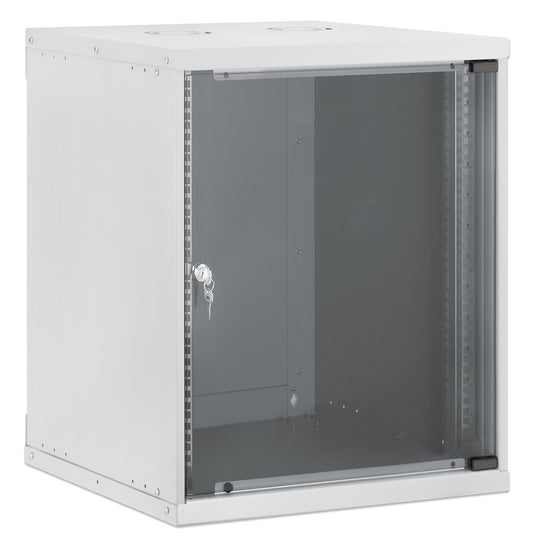 12U 19" Wall Mount Network Cabinet, Basic Line, 560 mm Depth, Gray Image 2