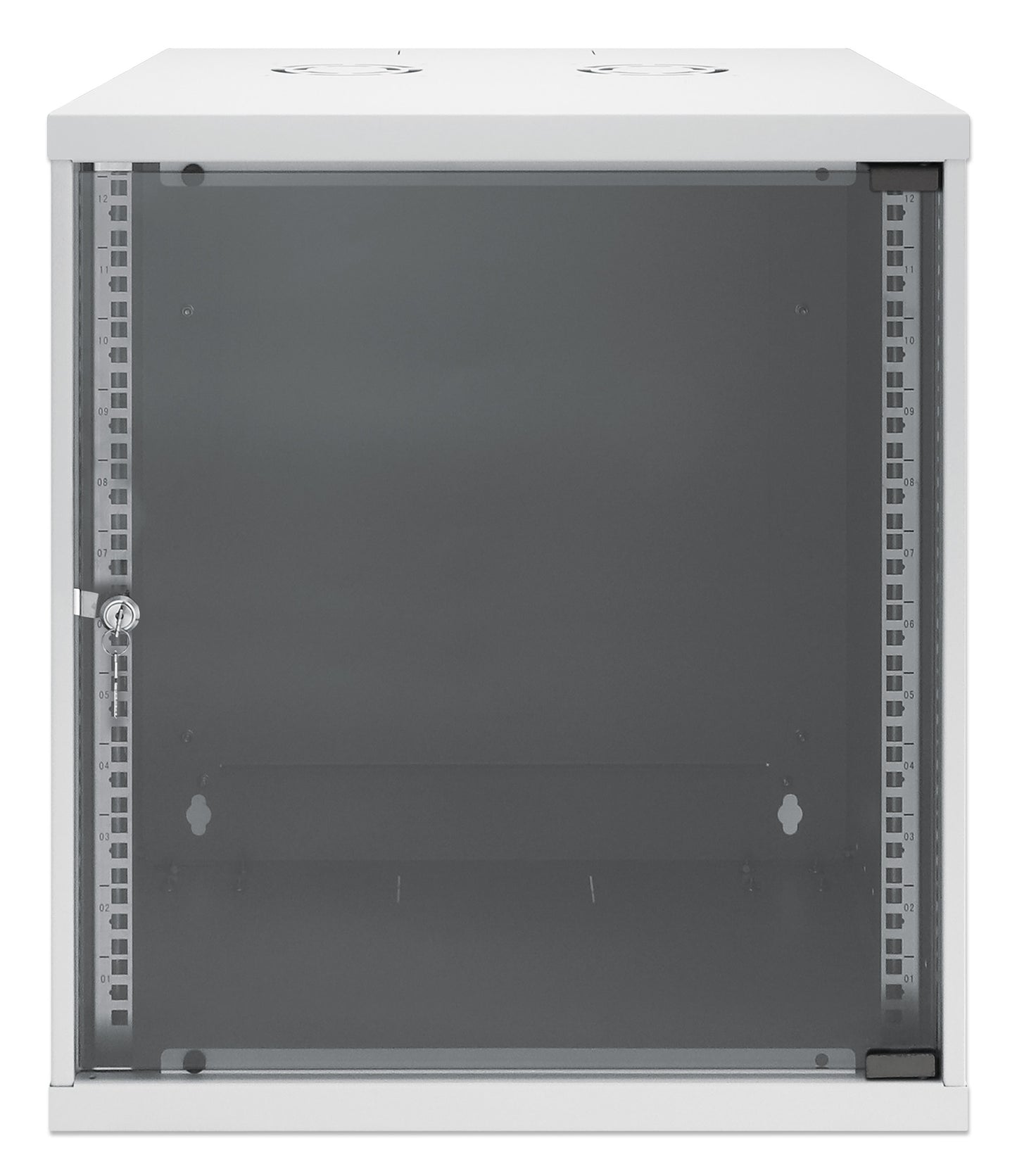 12U 19" Wall Mount Network Cabinet, Basic Line, 560 mm Depth, Gray Image 3
