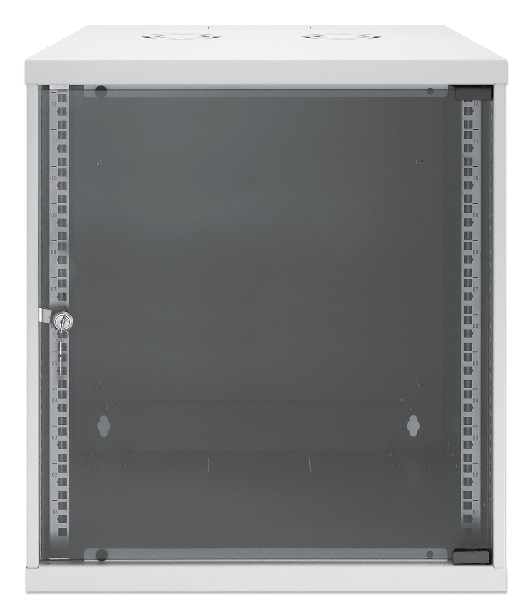 12U 19" Wall Mount Network Cabinet, Basic Line, 560 mm Depth, Gray Image 3