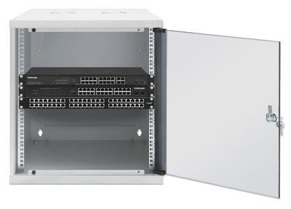 12U 19" Wall Mount Network Cabinet, Basic Line, 560 mm Depth, Gray Image 4