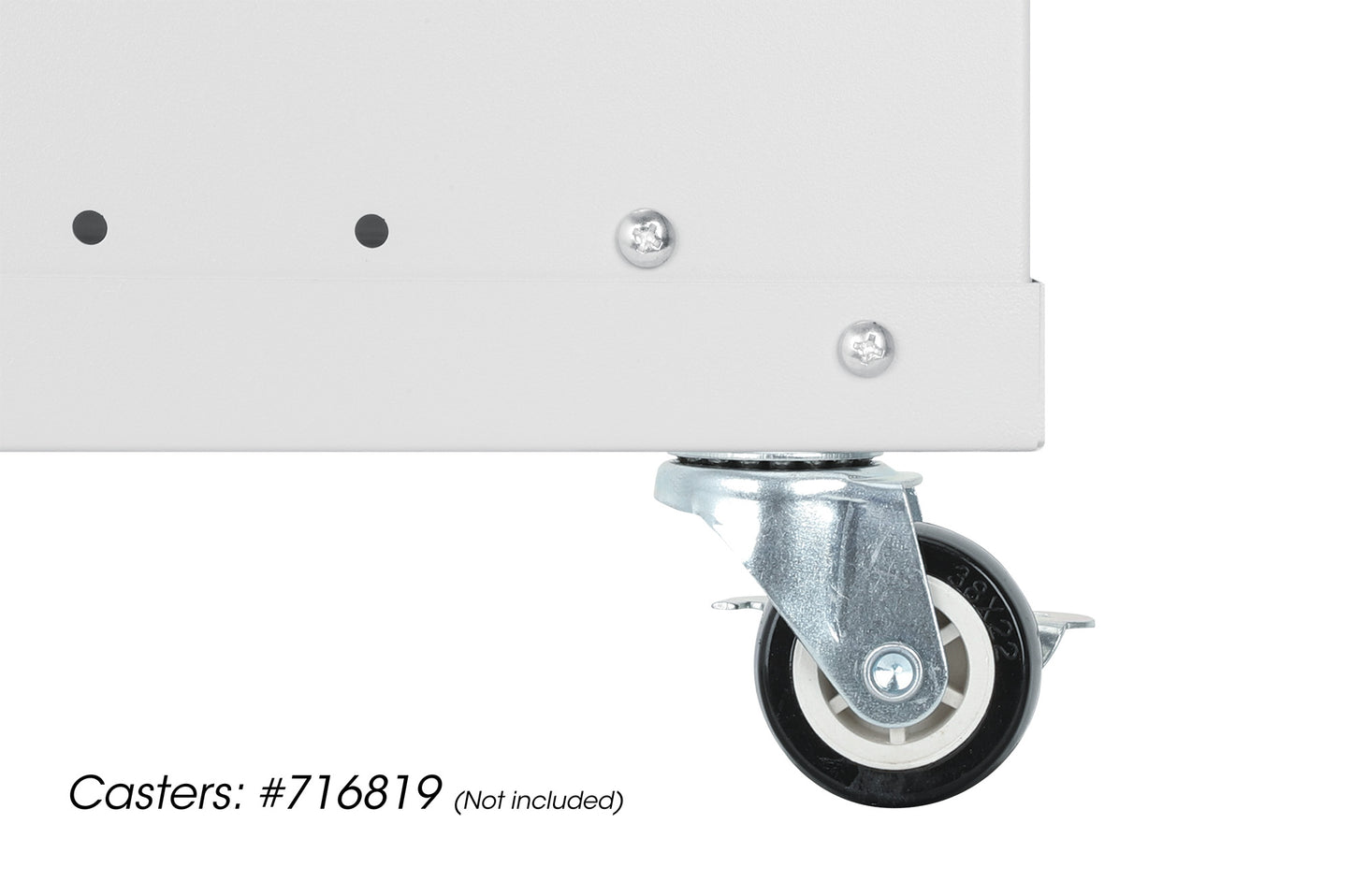 12U 19" Wall Mount Network Cabinet, Basic Line, 560 mm Depth, Gray Image 8