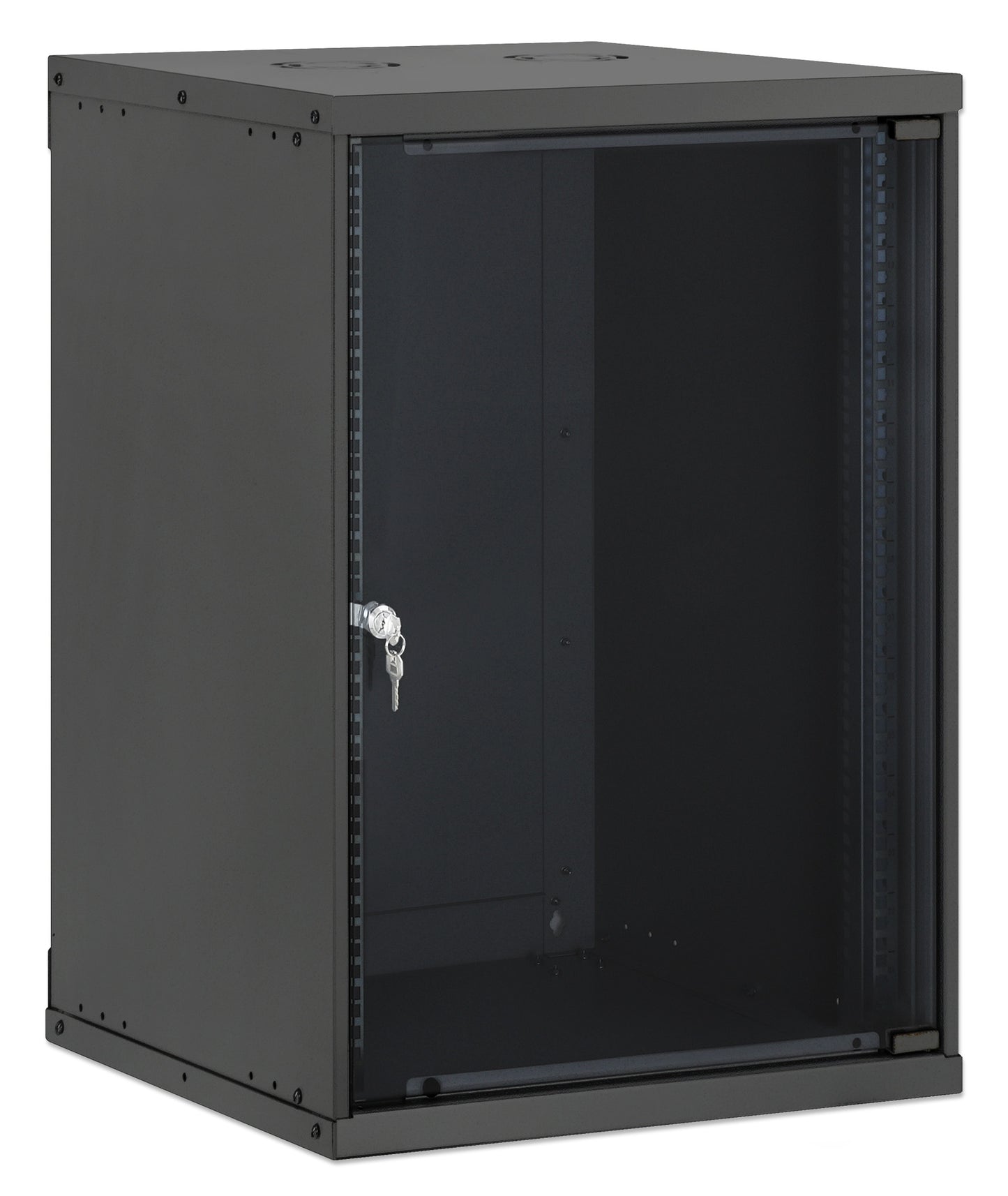 15U 19" Wall Mount Network Cabinet, Basic Line, 560 mm Depth, Black Image 2