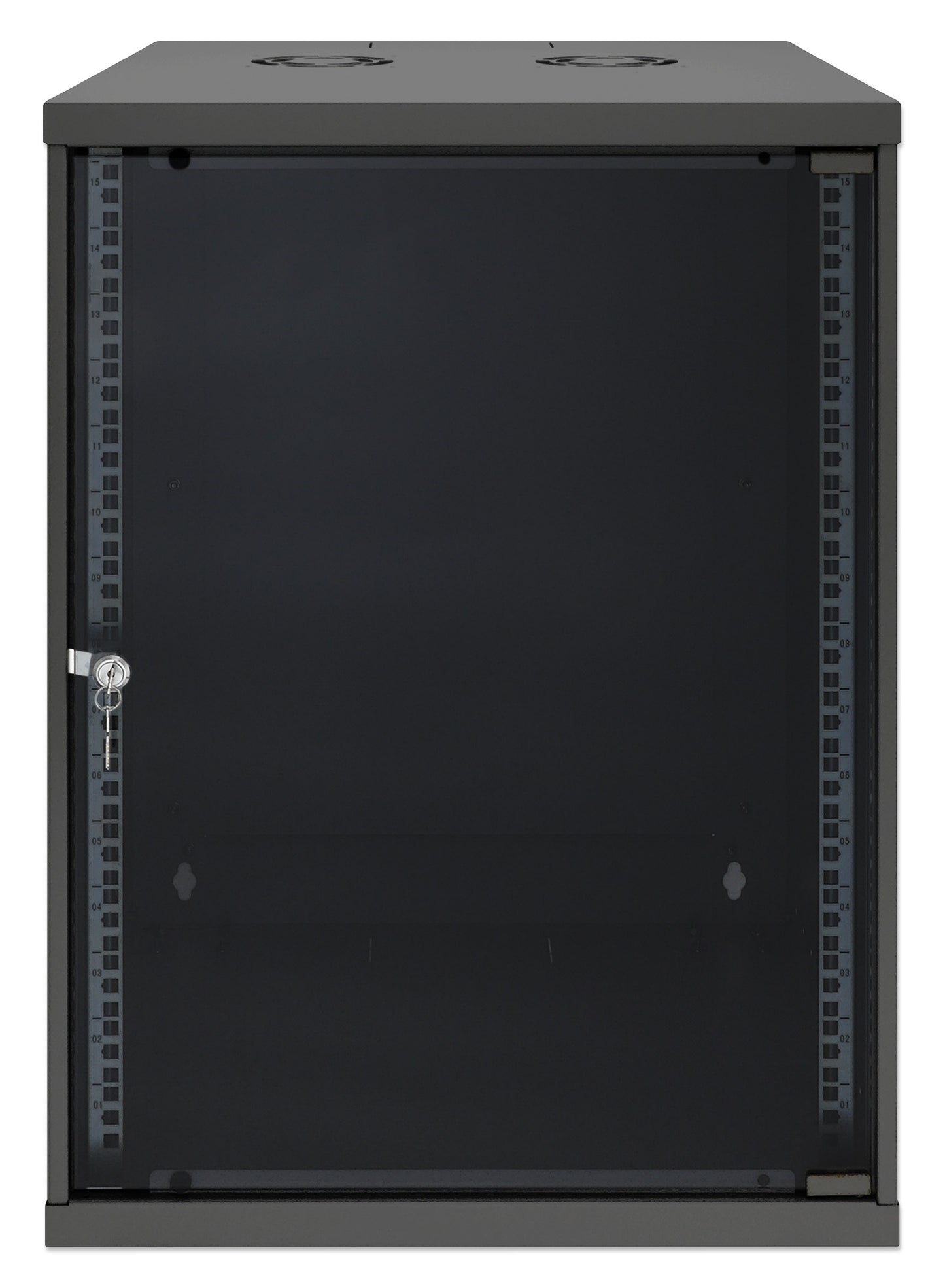 15U 19" Wall Mount Network Cabinet, Basic Line, 560 mm Depth, Black Image 3