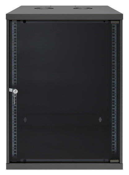 15U 19" Wall Mount Network Cabinet, Basic Line, 560 mm Depth, Black Image 3