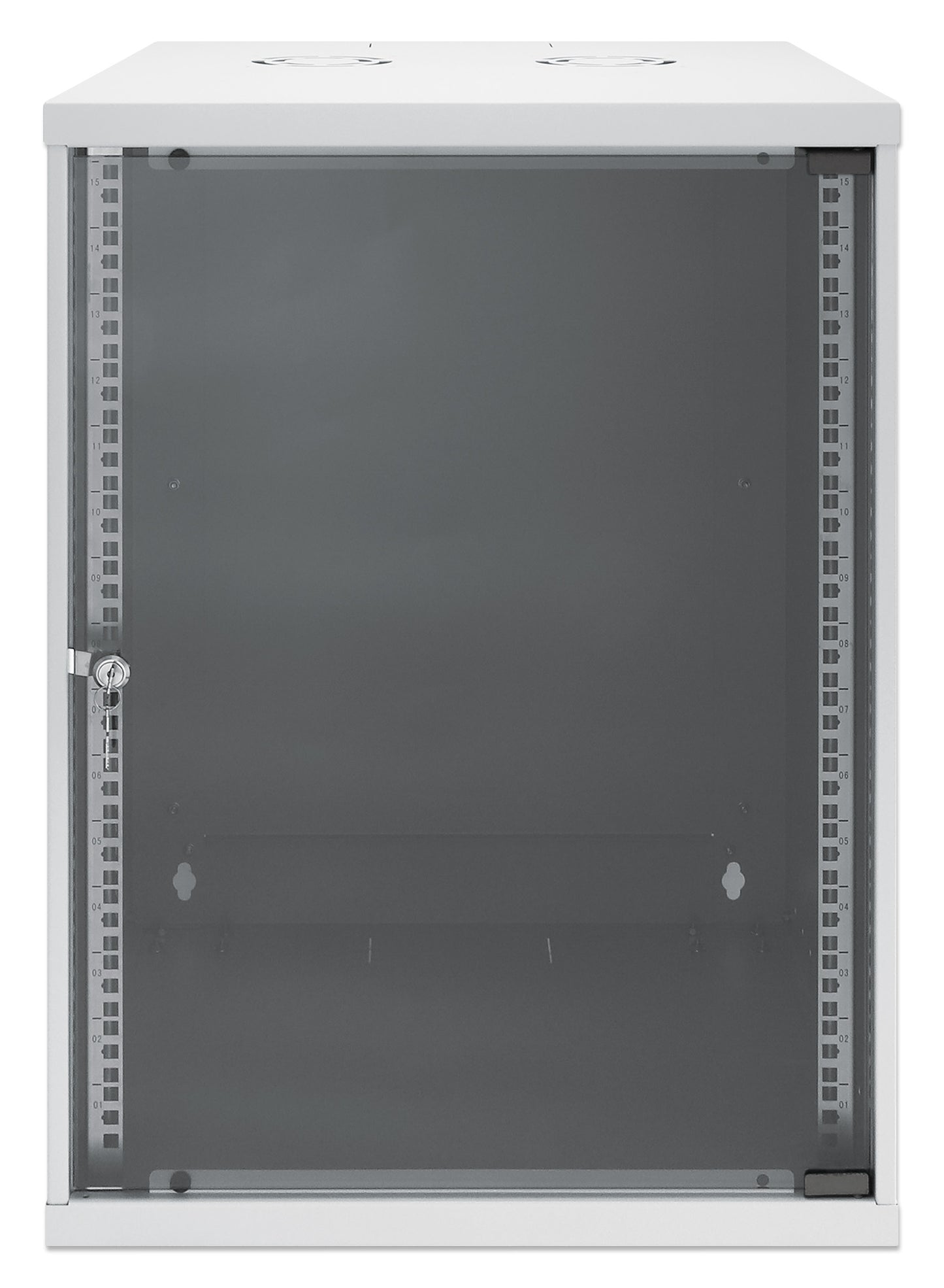 15U 19" Wall Mount Network Cabinet, Basic Line, 560 mm Depth, Gray Image 3