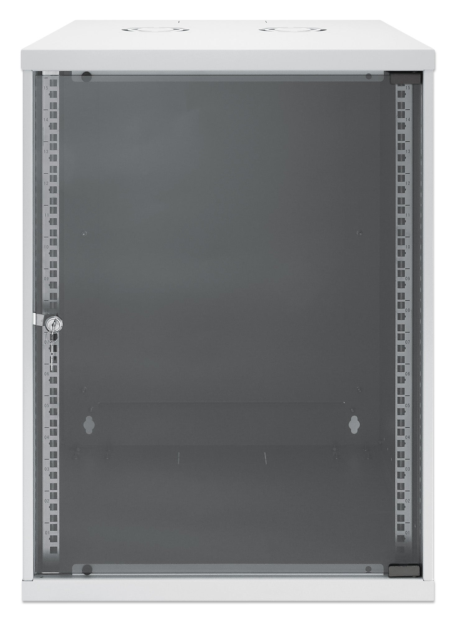 15U 19" Wall Mount Network Cabinet, Basic Line, 560 mm Depth, Gray Image 3