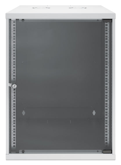 15U 19" Wall Mount Network Cabinet, Basic Line, 560 mm Depth, Gray Image 3
