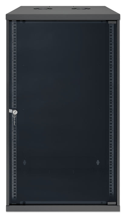 20U 19" Wall Mount Network Cabinet, Basic Line, 560 mm Depth, Black Image 3