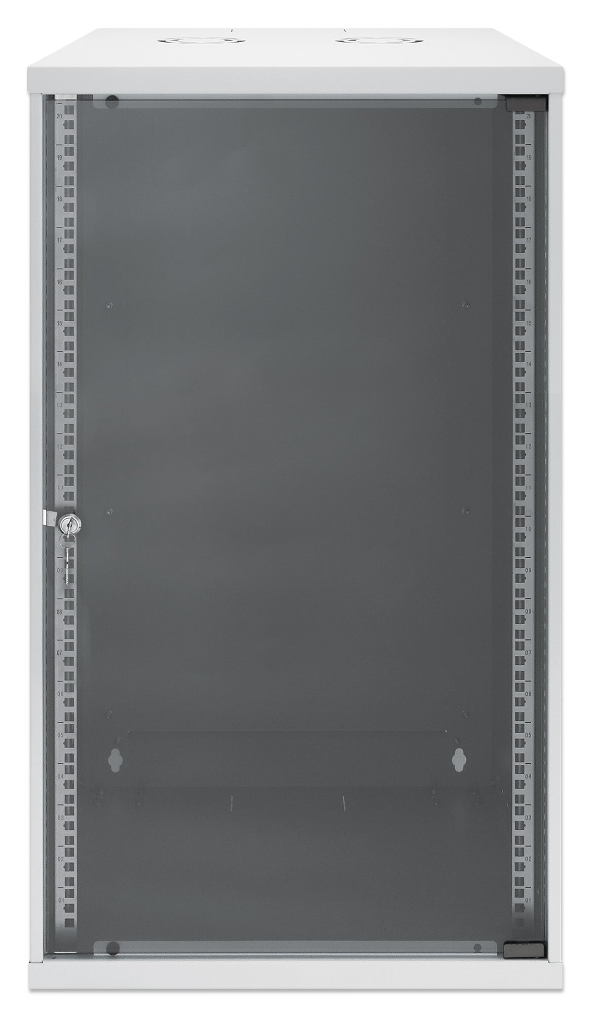 20U 19" Wall Mount Network Cabinet, Basic Line, 560 mm Depth, Gray Image 3