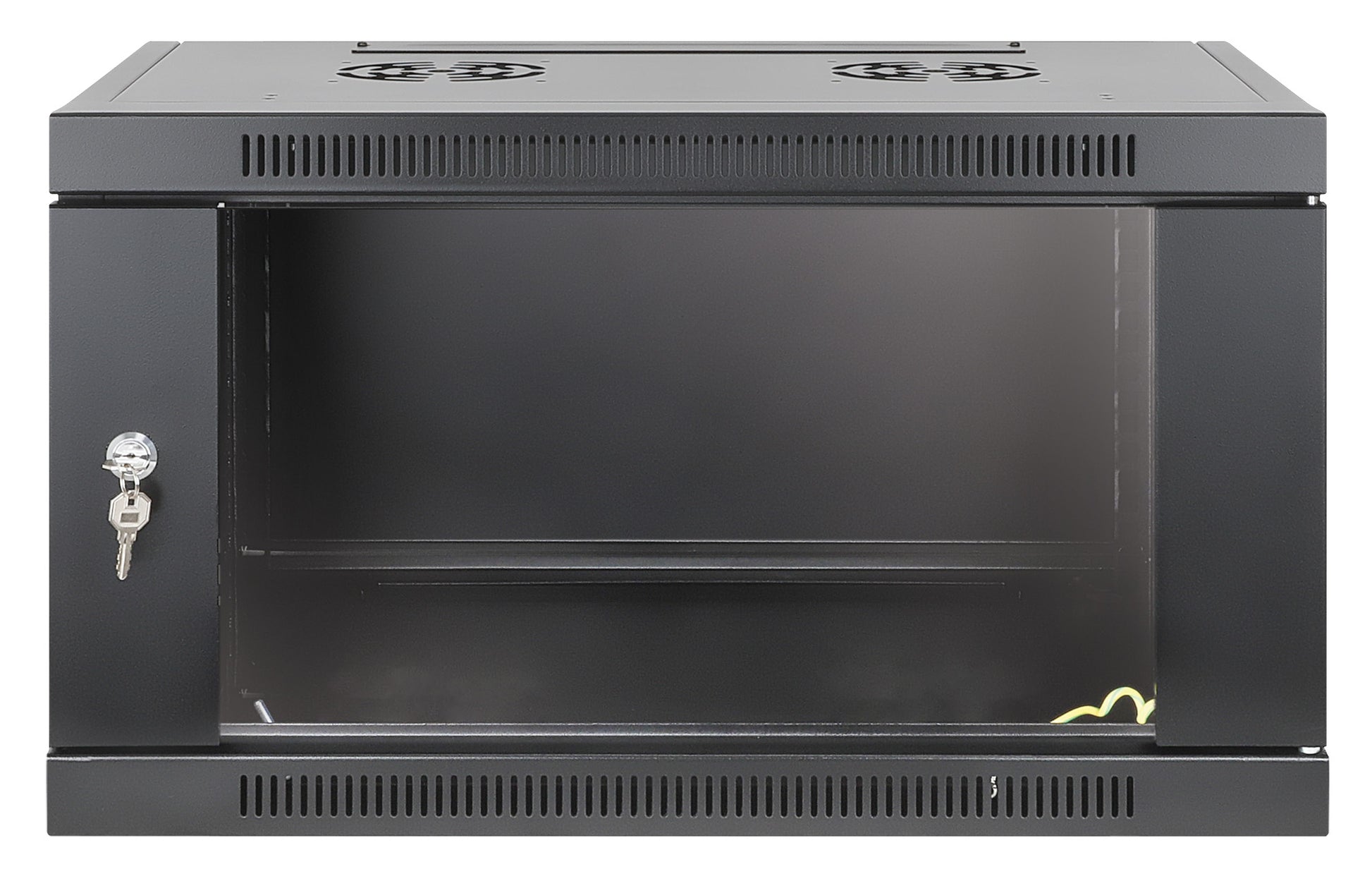 6U 19" Toolless Wall Mount Network Cabinet, 450 mm Depth, Black Image 3