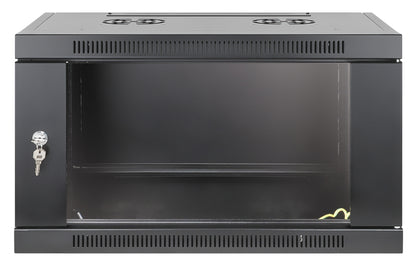 6U 19" Toolless Wall Mount Network Cabinet, 450 mm Depth, Black Image 3