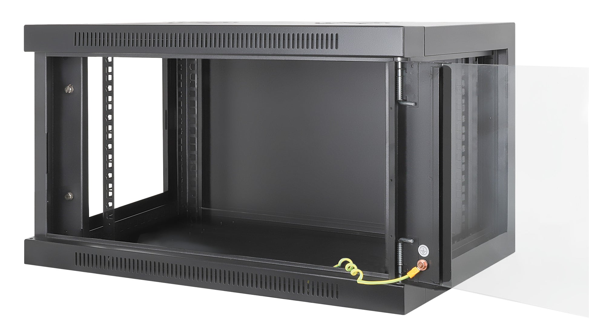 6U 19" Toolless Wall Mount Network Cabinet, 450 mm Depth, Black Image 8