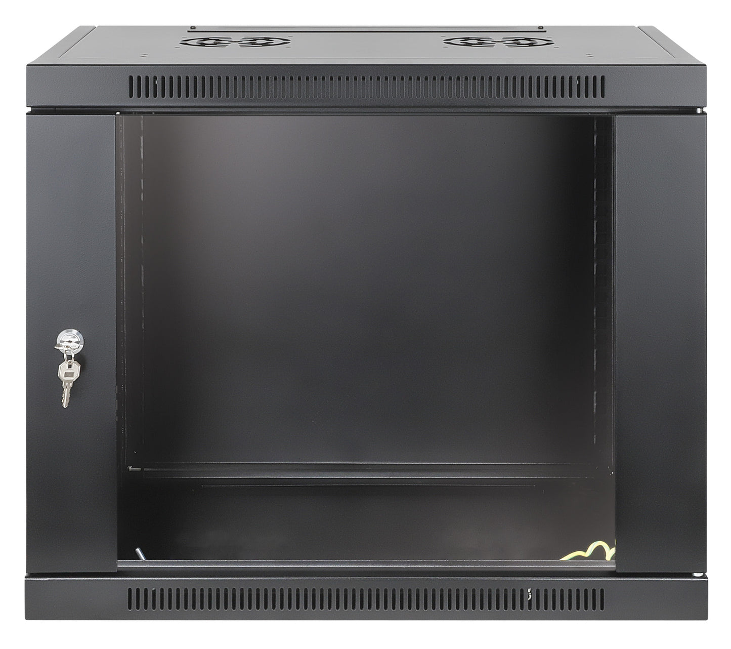 9U 19" Toolless Wall Mount Network Cabinet, 450 mm Depth, Black Image 3