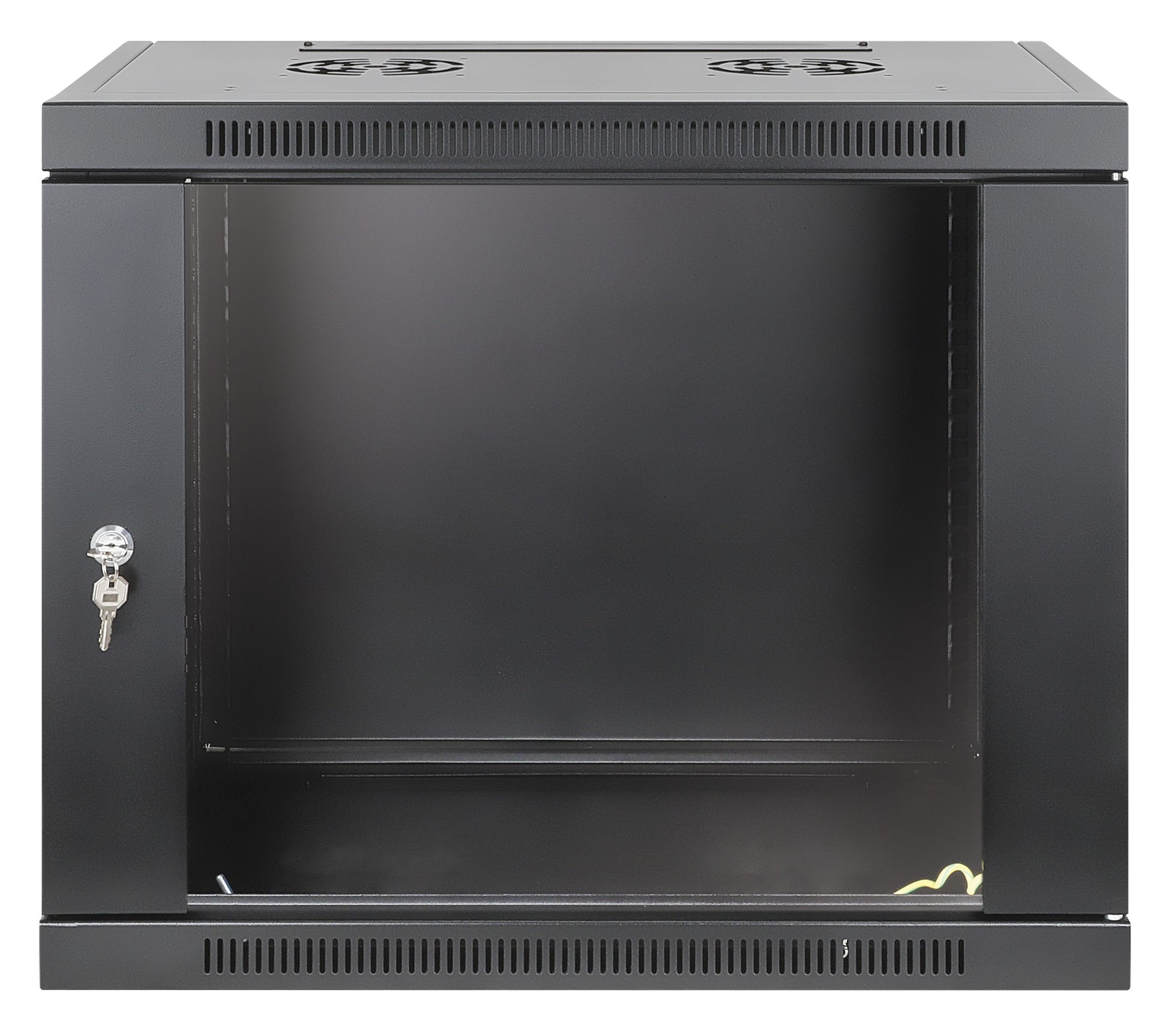 9U 19" Toolless Wall Mount Network Cabinet, 450 mm Depth, Black Image 3