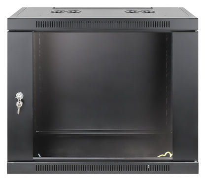 9U 19" Toolless Wall Mount Network Cabinet, 450 mm Depth, Black Image 3
