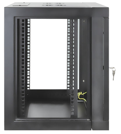 9U 19" Toolless Wall Mount Network Cabinet, 450 mm Depth, Black Image 7