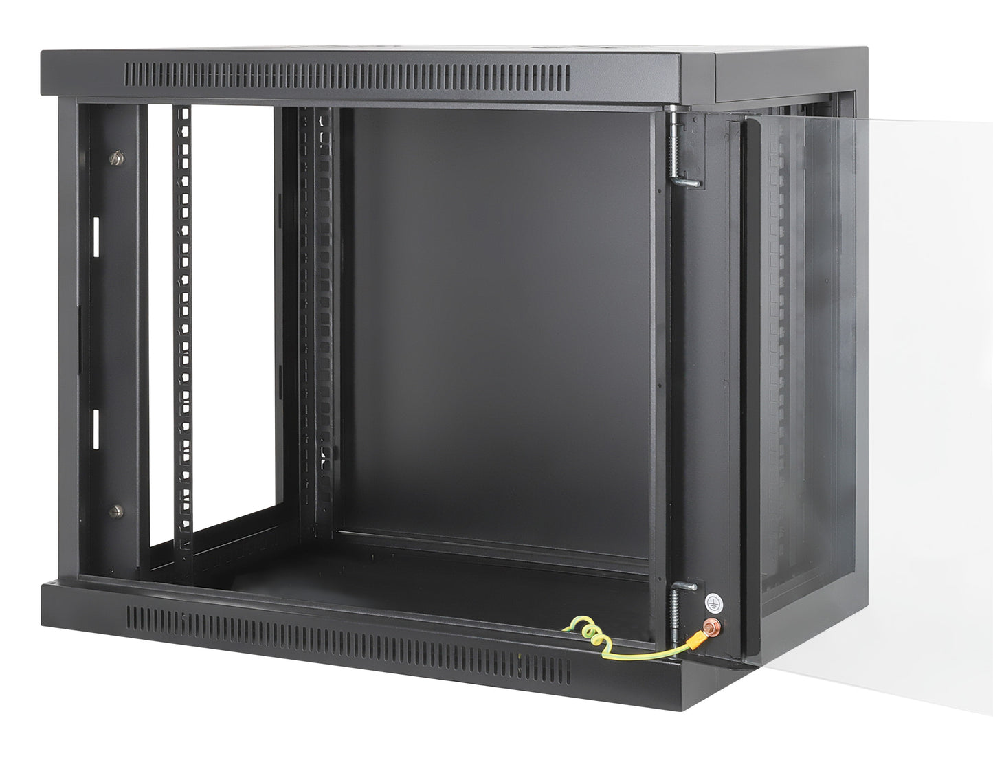 9U 19" Toolless Wall Mount Network Cabinet, 450 mm Depth, Black Image 8