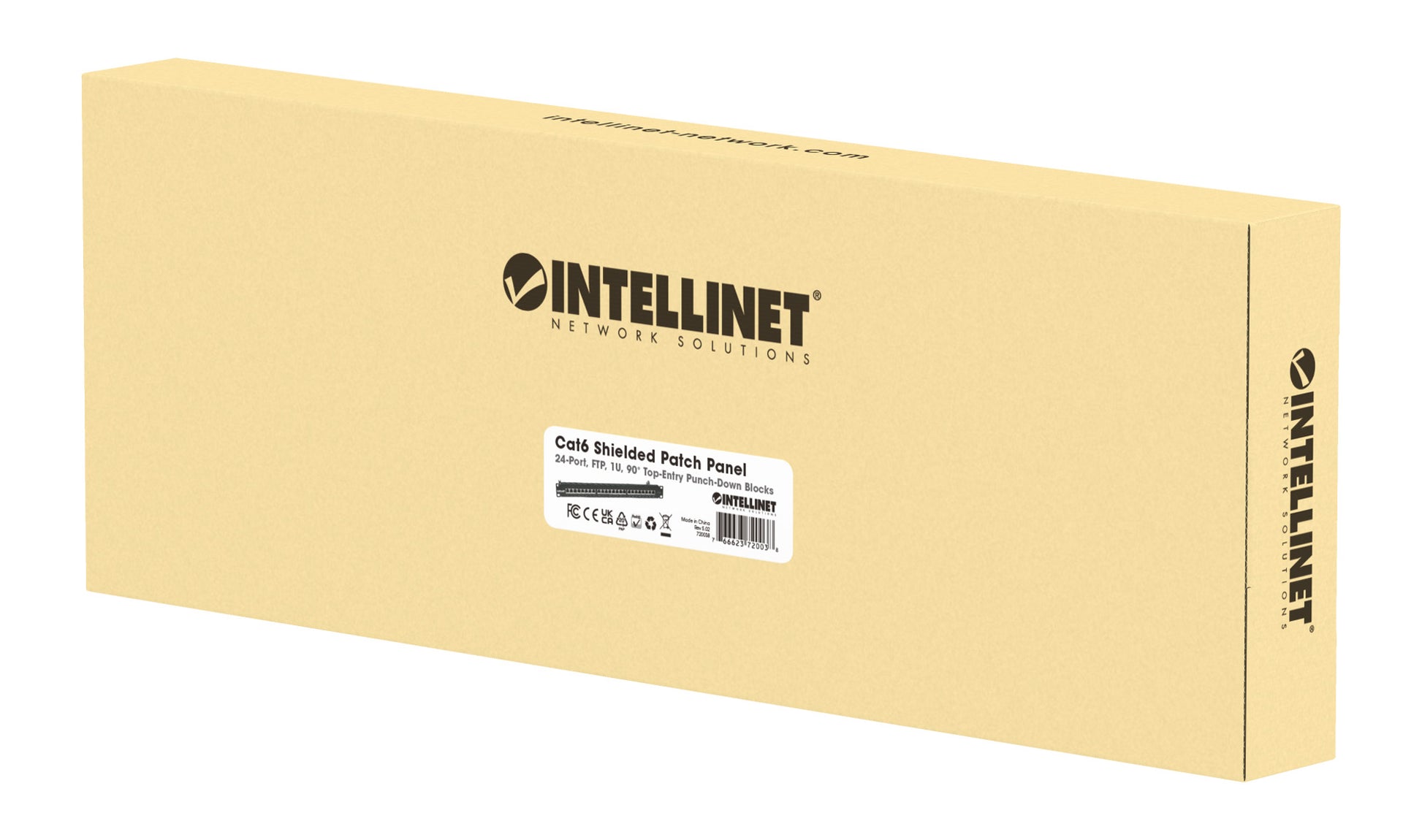 Cat6 Shielded 24-Port Patch Panel, 1U Packaging Image 2